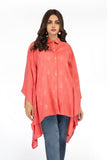 Maria B Shirt Coral Pink MB-EF23-29 Basics Shirts