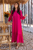 Maria B Shirt Magenta MB-EF23-66 Basics Shirts