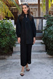 Maria B Shirt Black MB-EF23-71 Basics Shirts