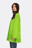 Maria B Shirt Neon Green MB-EF23-77 Basics Shirts
