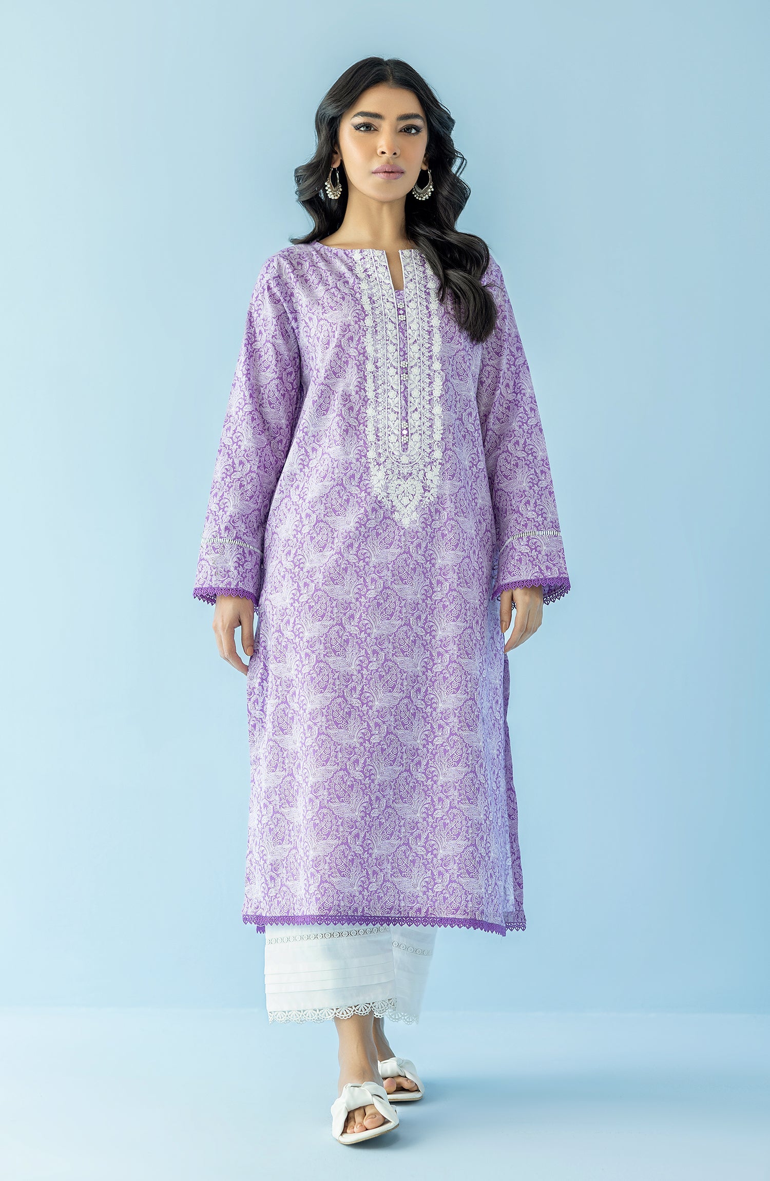 Orient HCS-24-008/U Purple Summer Lawn Collection 2024