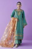 Orient OTLF-23-023 GREEN COTTON SILK Festive Eid Collection Vol 2