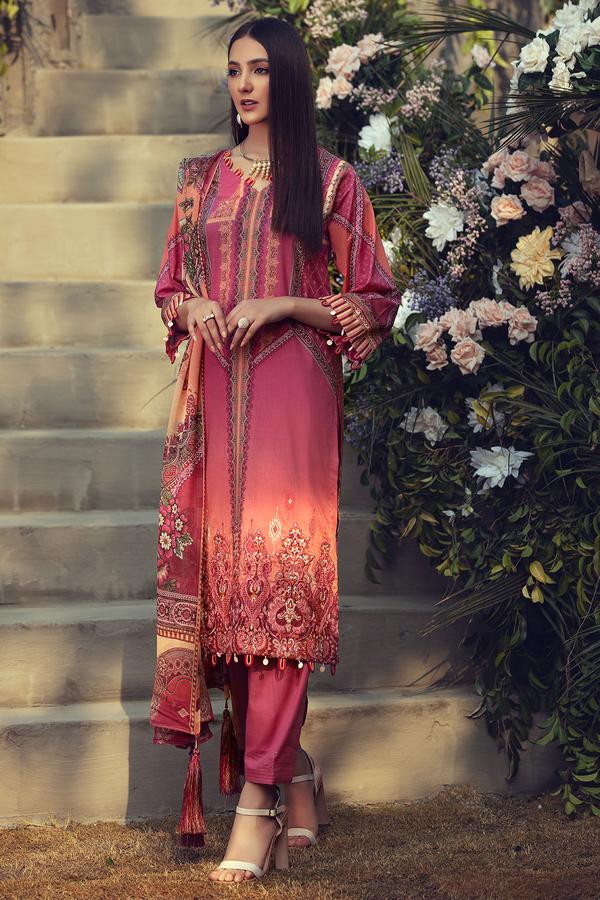 Motifz 2826 Ombre Fire Umang Lawn 2021