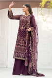 Motifz 4118-CLAUDIA Rawayat Embroidered Bemberg Chiffon