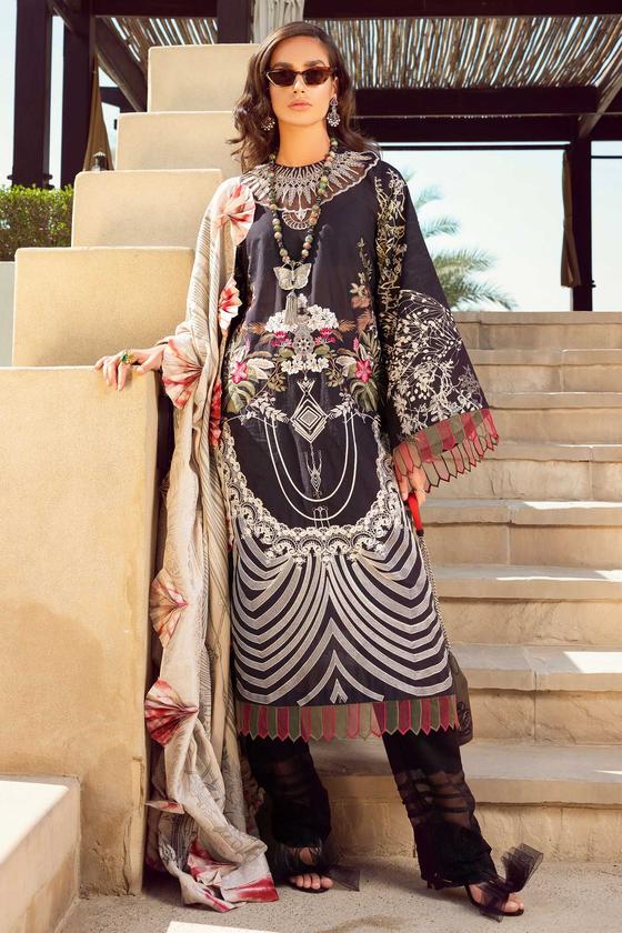 Shiza Hassan 8a Maahru Luxury Lawn 2021