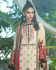 Ittehad ITE 020 SUT BGE Embroidered Series 2020