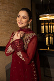 Azure Mookaite Eid Collection Hania Amir Luxe Hand Embellished 3pcs Festive Collection