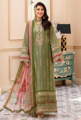 Noor By Saadia Asad D7 Sage Laserkari Eid Lawn 2022