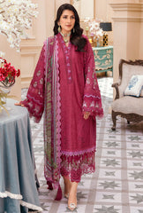 Noor By Saadia Asad D6 Sangria Laserkari Eid Lawn 2022