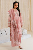 Cross Stitch Ash Rose - 3pc Khaddar Printed Khaddar & Linen Collection