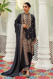 Cross Stitch Smoky Fleck - 3pc Linen Embroidered Khaddar & Linen Collection