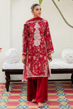 Cross Stitch Misty Bloom - 3pc Linen Printed Khaddar & Linen Collection