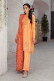 Cross Stitch Tangerine Fleck 3pc Mahiri Embroidered Lawn 2022