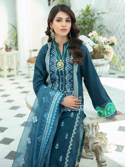 Raj Bari D#1 Nissa Embroidered Lawn 2022