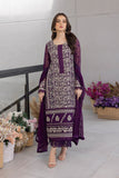 Azure PansyPetals Eid Ensembles Hania Amir Embroidered3pcs Festive Collection