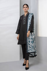 Bonanza Satrangi Black Dobby Suit Rsk222p05 Eid Pret 2022