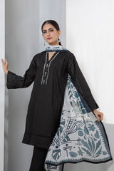 Bonanza Satrangi Black Dobby Suit Rsk222p05 Eid Pret 2022