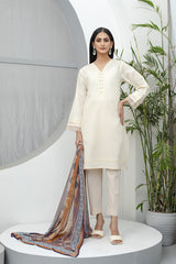 Bonanza Satrangi Cream Lawn Suit Rsk222p14 Eid Pret 2022