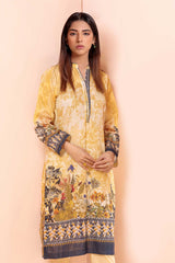 Bonanza Satrangi Yellow Lawn Suit Rsk222p34 Eid Pret 2022