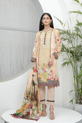 Bonanza Satrangi Beige Lawn Suit Rsk223p11 Eid Pret 2022