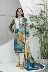 Bonanza Satrangi Gray Lawn Suit Rsk223p16 Eid Pret 2022