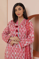 Bonanza Satrangi Pink Lawn Suit Rsk223p27 Eid Pret 2022