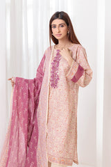 Bonanza Satrangi Beige Lawn Suit Rsk223p43 Eid Pret 2022