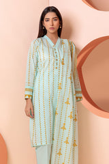 Bonanza Satrangi L Green Lawn Suit Rsk223p56 Eid Pret 2022