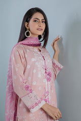 Bonanza Satrangi Pink Lawn Suit Rsk223p63 Eid Pret 2022