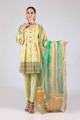 Bonanza Satrangi RSO213P100 YELLOW Summer Lawn 2021