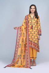 Bonanza Satrangi RSO213P22 ORANGE Summer Lawn 2021