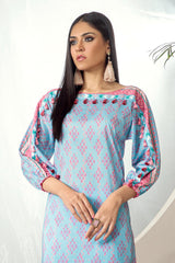 Bonanza Satrangi Rso222p04 Blue Eid Prints 2022