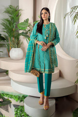 Bonanza Satrangi Rso223p06 Green Eid Prints 2022