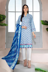 Bonanza Satrangi Rso223p36 Blue Eid Prints 2022