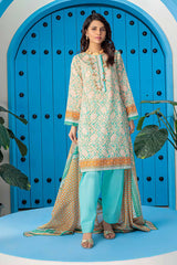 Bonanza Satrangi Rsr223p13 S Green Eid Prints 2022