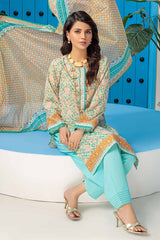 Bonanza Satrangi Rsr223p13 S Green Eid Prints 2022