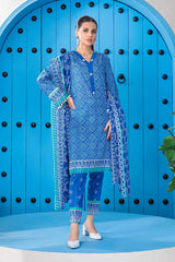 Bonanza Satrangi Rsr223p18 Blue Eid Prints 2022