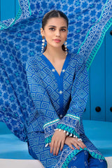 Bonanza Satrangi Rsr223p18 Blue Eid Prints 2022