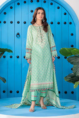 Bonanza Satrangi Rsr223p19 Green Eid Prints 2022