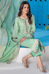 Bonanza Satrangi Rsr223p19 Green Eid Prints 2022