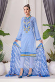 Bonanza Satrangi Rsr223p20 Blue Eid Prints 2022