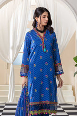 Bonanza Satrangi Rst222p04 Blue Eid Prints 2022