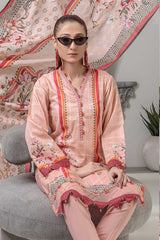 Bonanza Satrangi Rst222p07 Pink Eid Prints 2022