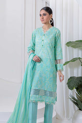 Bonanza Satrangi Rst223p14 Green Eid Prints 2022