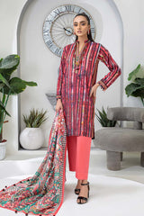 Bonanza Satrangi Rst223p32 Red Eid Prints 2022