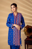 Bonanza Satrangi Blue Khaddar Suit (RWO223P28) Winter Collection 2022