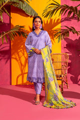 Alkaram SEC-07-24 Purple Rang E Bahar Collection