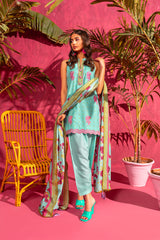 Alkaram SEC-17-24-Light Blue Rang E Bahar Collection