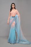 Maria B SF-EF23-35-Blue_Peach Luxury Casual Prets Vol 2