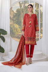 Bonanza Satrangi Sgsr223p01 Red Eid Prints 2022